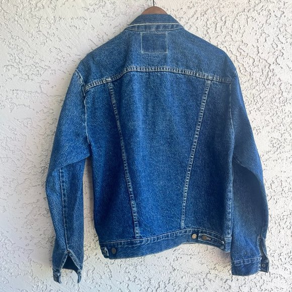 WRANGLER Jean Jacket Like New Condition - Men's Medium - Picture 6 of 8
